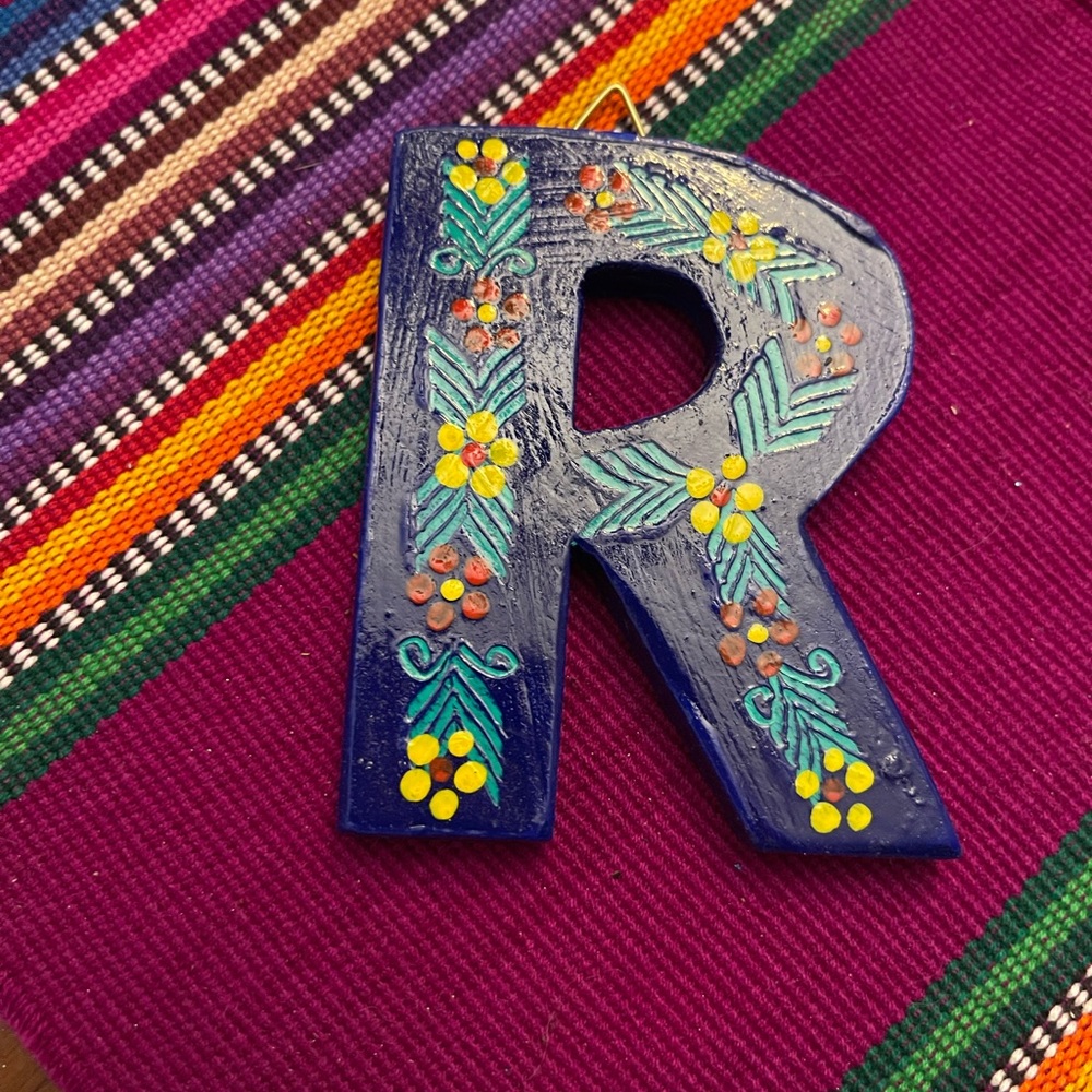 Hand-painted Wooden Letter